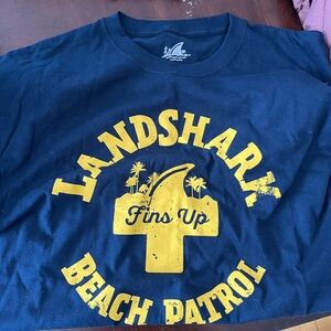 Men’s "Fins Up" Navy Blue Graphic Tee